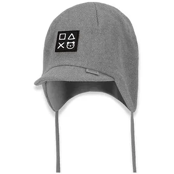 Broel chlapecká čepice Izydor šedá  (JNBmix578nad)