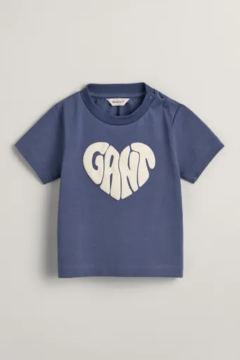 TRIČKO GANT HEART GRAPHIC SS T-SHIRT WASHED BLUE