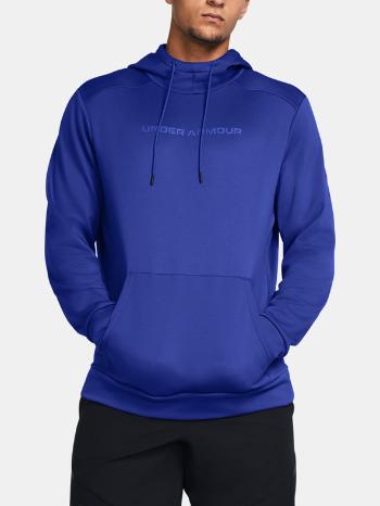 Under Armour UA Armour Fleece Wordmark HD Mikina Modrá