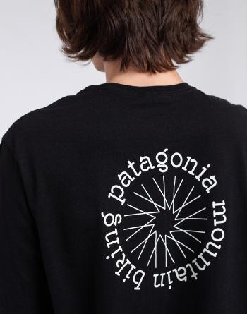 Tričko Patagonia M's Spoke Stencil Responsibili-Tee Ink Black