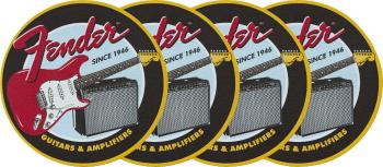 Fender 1946 Guitars & Amps Coaster Set