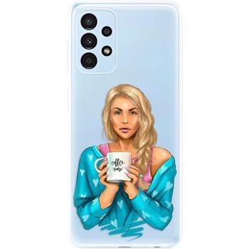 iSaprio Coffe Now pro Blond pro Samsung Galaxy A13 (cofnoblo-TPU3-A13)