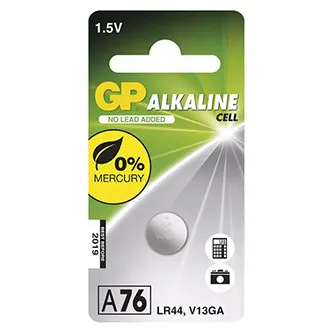 GP Jednorázová alkalická baterie LR44, 1-pack