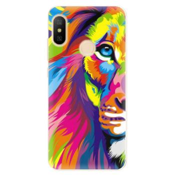 Odolné silikonové pouzdro iSaprio - Rainbow Lion - Xiaomi Mi A2 Lite