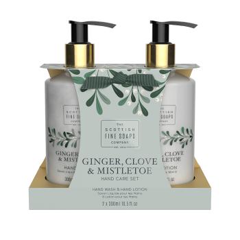 Scottish Fine Soaps Dárková sada péče o ruce Zázvor, Hřebíček & Jmelí