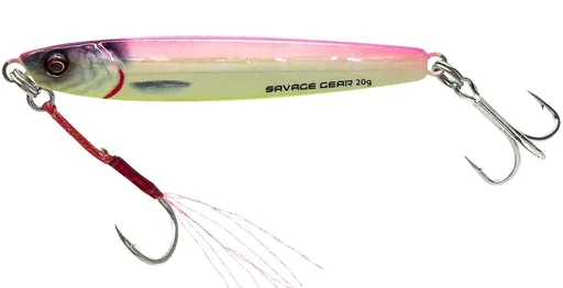 Savage gear pilkr 3d jig minnow sinking glow pink - 7,5 cm 20 g