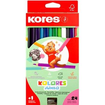 KORES JUMBO KOLORES 24 barev  (93524)