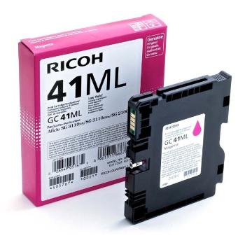 Ricoh GC41M 405767 purpurová (magenta) originální gelová náplň