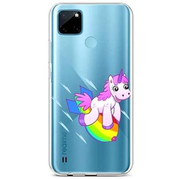 TopQ Kryt Realme C21Y silikon Flying Unicorn 69930 (Sun-69930)