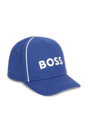 Dětská bavlněná čepice BOSS s aplikací