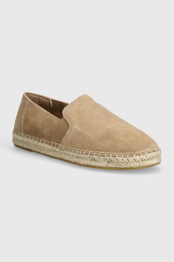 Semišové espadrilky Marc O'Polo béžová barva, 40328333802305 NN1M3011