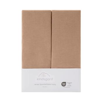 kindsgard Prostěradlo laylig 2-pack 60 x 120 cm taupe