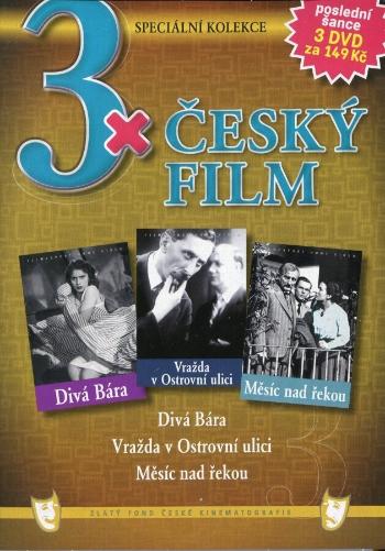 3x Český film kolekce 3DVD (papírový obal)