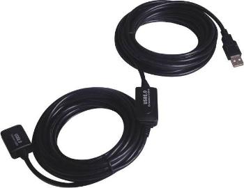Adatkábel PremiumCord USB 2.0 - 25m, hosszabbító