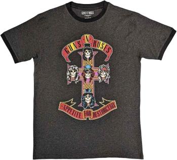 Guns N' Roses Tričko Appetite for Destruction Unisex Charcoal Grey L