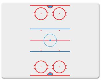 Podložka pod myš Hokejové hřiště