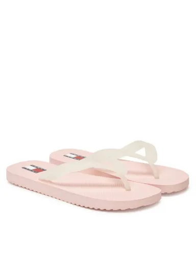 Tommy Jeans dámské růžové žabky EN0EN02447 39