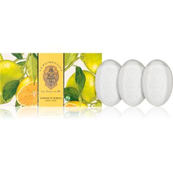 La Florentina Boboli Citrus Hand Soap sada tuhých mýdel citrus 3x150 g