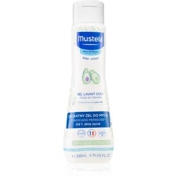 Mustela Bébé Bain tělový a vlasový mycí gel pro děti 200 ml