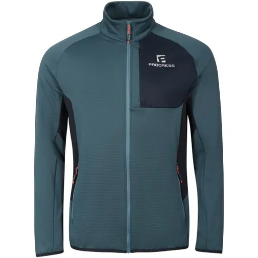 PROGRESS FISICO Pánská běžecká mikina, tmavě modrá, velikost XXL