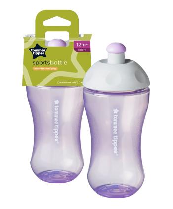 Tommee Tippee Sportovní láhev 12m+ 300 ml 1 ks fialová/modrá