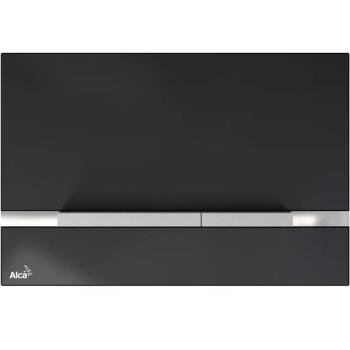 Alcadrain Ovládacie tlačidlo pre predstenové inštalačné systémy, sklo-čierna STRIPE-GL1204 STRIPE-GL1204