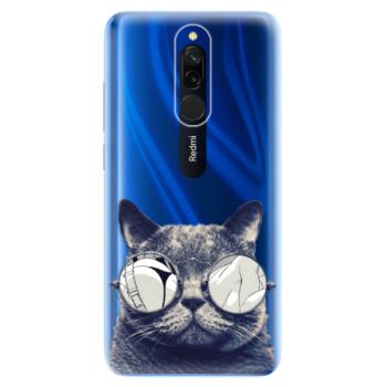 Odolné silikonové pouzdro iSaprio - Crazy Cat 01 - Xiaomi Redmi 8