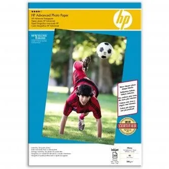 HP Advanced Glossy Photo Paper Q8697A, 250 g/m2, A3, 20ks, lesklý, bílý, foto papír
