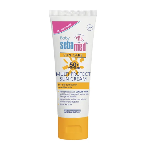 Sebamed Krém na opalování bez parfemace OF 50+ Baby (Multi Protect Sun Cream) 75 ml