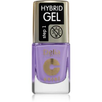 Delia Cosmetics Coral Nail Enamel Hybrid Gel gelový lak na nehty odstín 142 11 ml