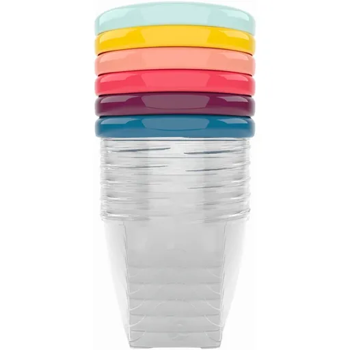 Babymoov Bowls Multicolor miska s víčkem 6x250 ml