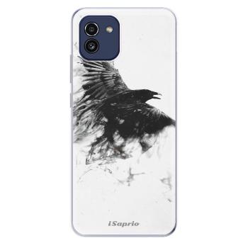 Odolné silikonové pouzdro iSaprio - Dark Bird 01 - Samsung Galaxy A03