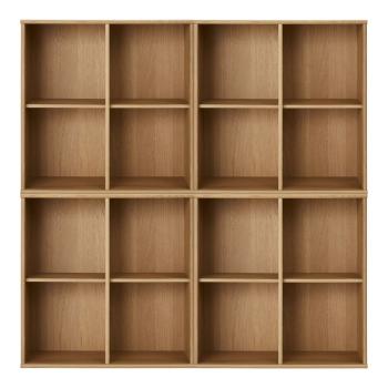 Natúr színű függő könyvespolc tölgyfa dekorral 70x70 cm Mistral – Hammel Furniture