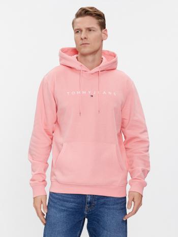 Tommy Jeans pánská lososová mikina - XL (TIC)