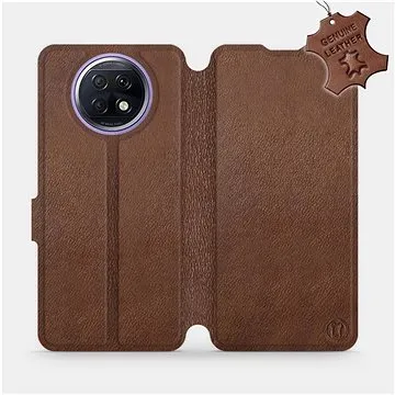 Flip pouzdro na mobil Xiaomi Redmi Note 9T 5G - Hnědé - kožené -  Brown Leather (5903516625703)