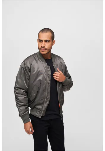 Brandit MA1 Bomber Jacket charcoal - S
