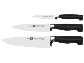 Zwilling Four Star set nožů - 3 ks (kuchařský, plátkovací, špikovací)