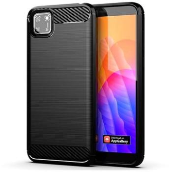 Carbon Case Flexible silikónový kryt na Huawei Y5p, černý (HUR04989)