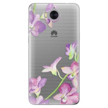 Odolné silikonové pouzdro iSaprio - Purple Orchid - Huawei Y5 2017 / Y6 2017