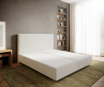 Boxspring posteľ Dream-Well 180x200 cm bouclé off-white