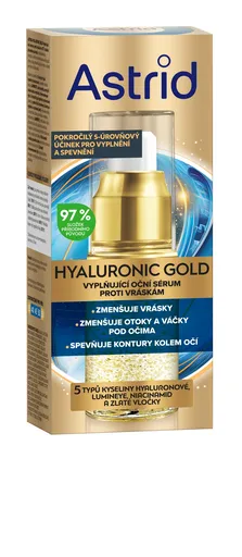 Astrid Vyplňující oční sérum proti vráskám Hyaluronic Gold 15 ml
