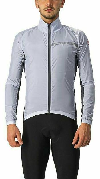 Castelli Squadra Stretch Bunda Silver Gray/Dark Gray 2XL