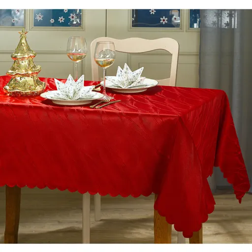 Ubrus Žakárové růže