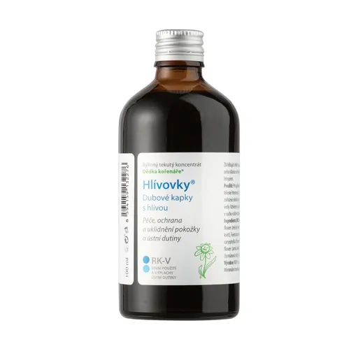 Dědek Kořenář Dubovky – Dubové kapky s hlívou RK-V 100 ml