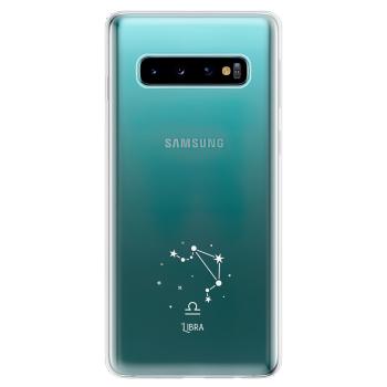 Odolné silikonové pouzdro iSaprio - čiré - Váhy - Samsung Galaxy S10