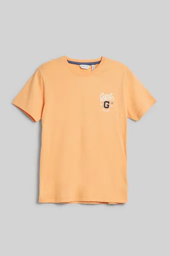 TRIČKO GANT SS GRAPHIC T-SHIRT CORAL APRICOT