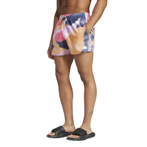 adidas City Escape Camo 3-Stripes Cix Swim Shorts S