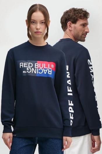 Mikina Red Bull Racing x Pepe Jeans tmavomodrá barva, s potiskem, RU580007