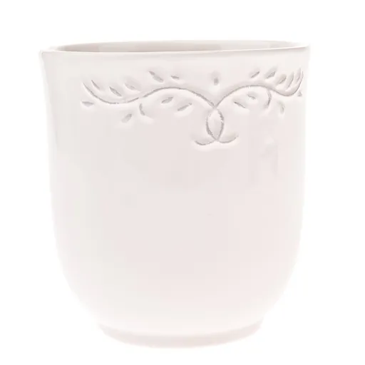 Keramický obal na květináč Ramillete béžová, 13 x 14 cm