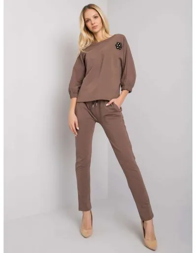 Dámská souprava Jane RUE PARIS hnědá